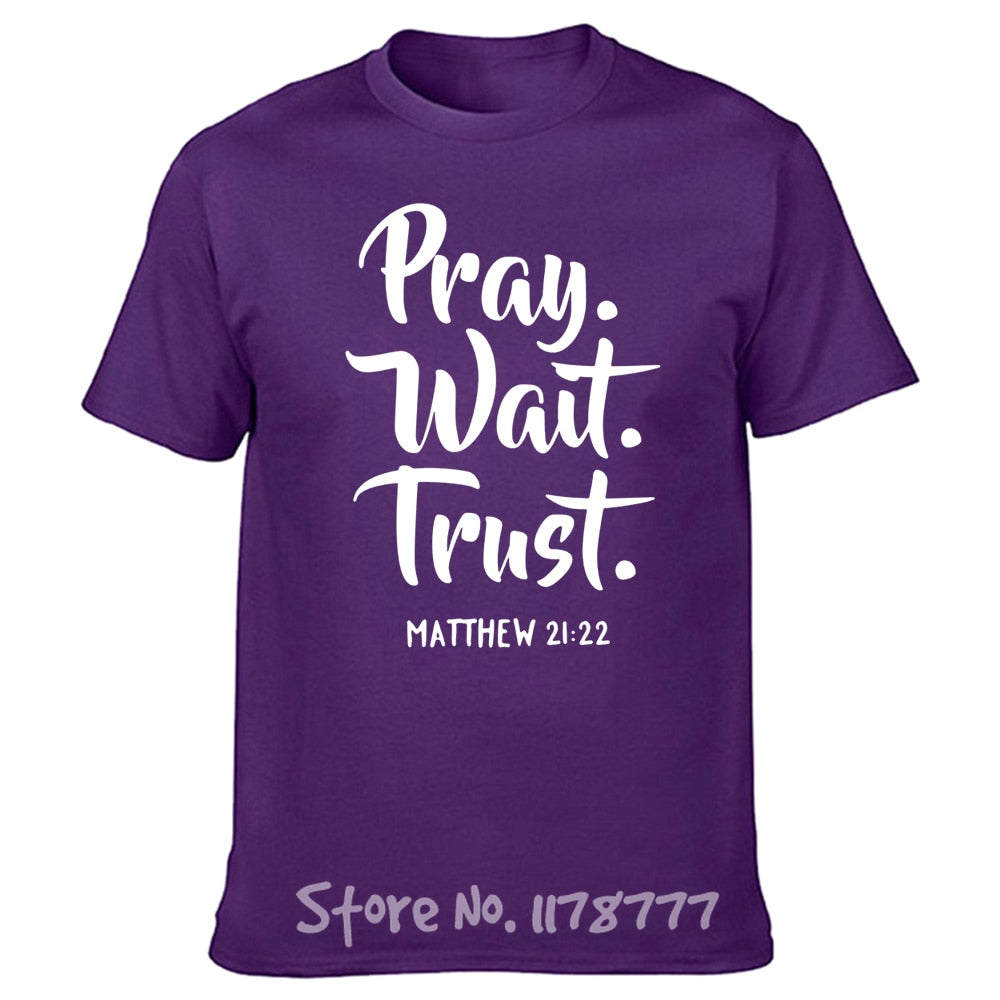 Pray Wait Trust Tee (Men)