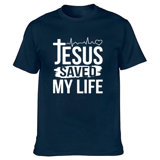 Jesus Saved My Life Tee (Men)