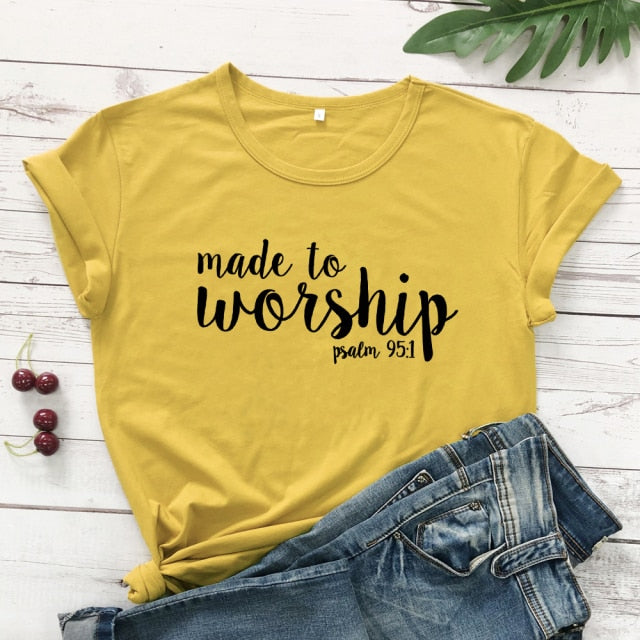 Made To Worship Tee (Women)
