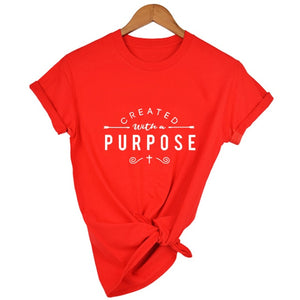 Created with A Purpose Tee (Women)