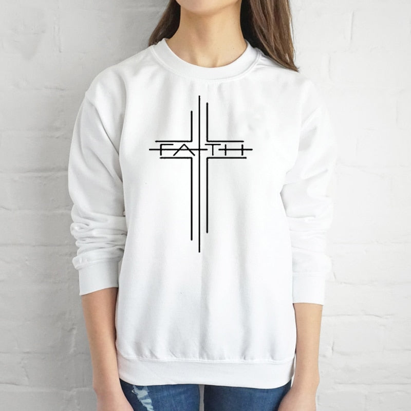 Plain Faith Cross Sweater (Women)