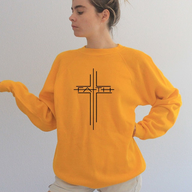 Plain Faith Cross Sweater (Women)
