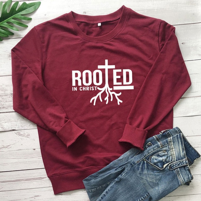 Rooted in Christ Sweater (Unisex)